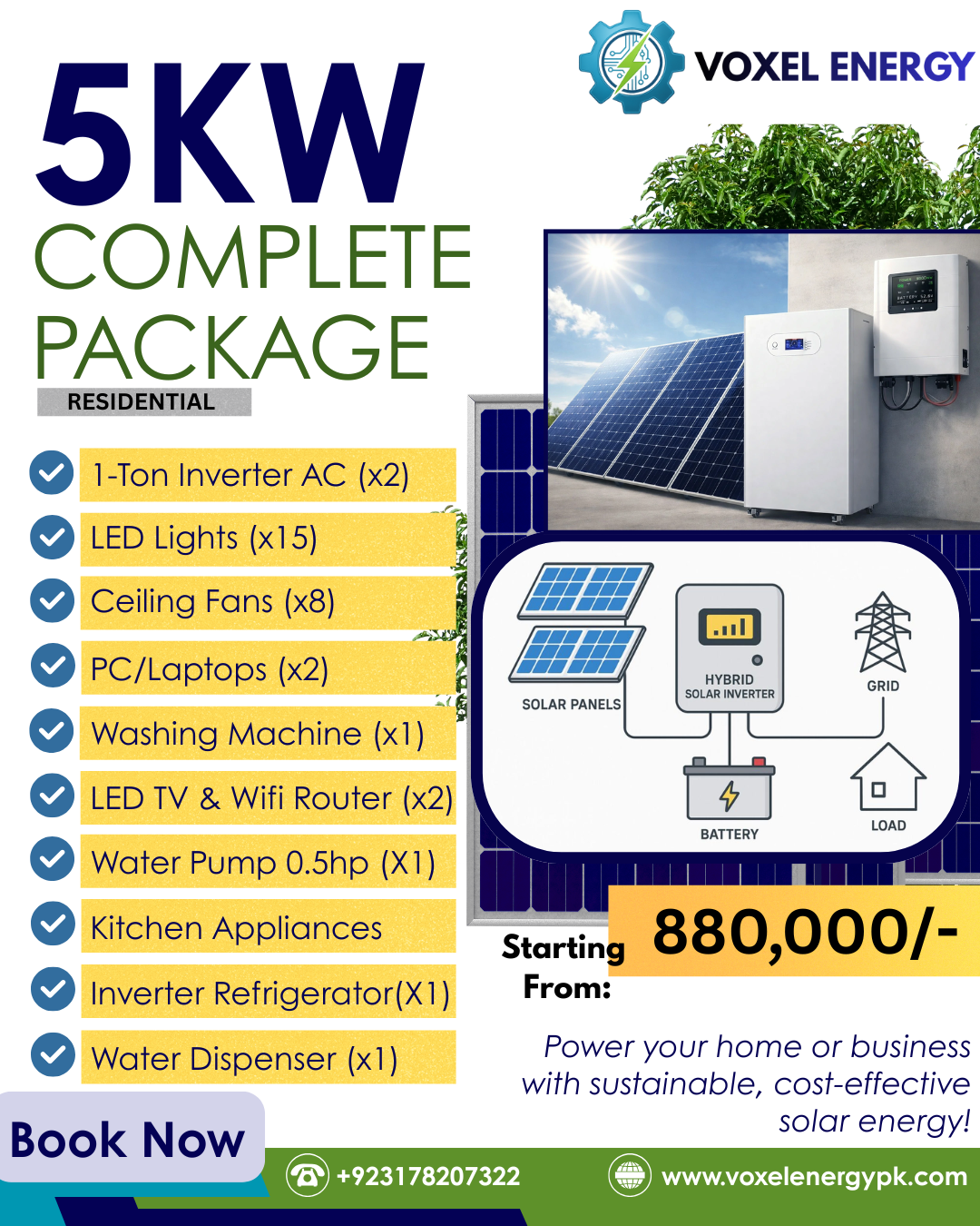 Hybrid-5KW (with Battery)