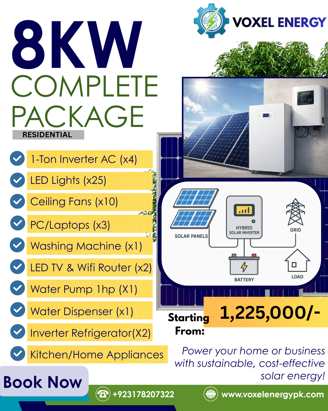 Hybrid-8KW (with Battery)